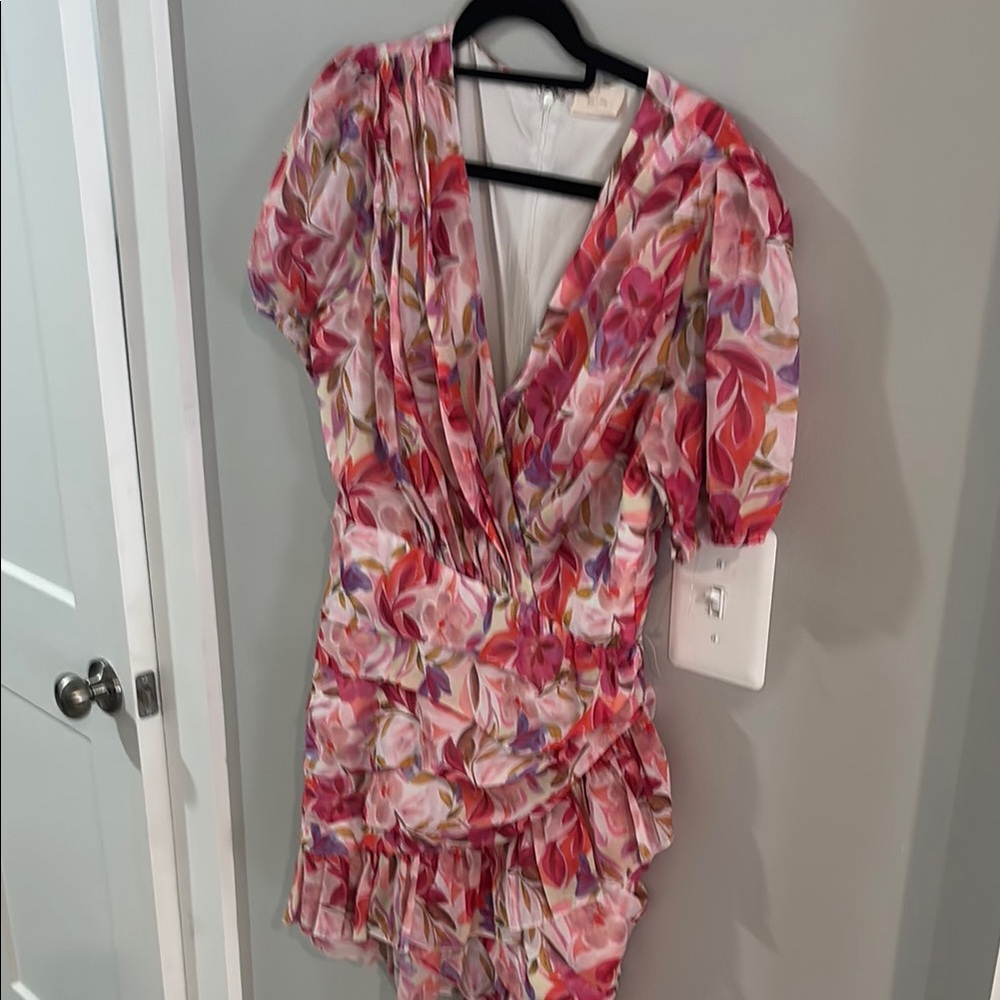 Floral V-Neck Dress